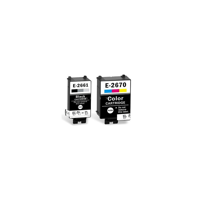 Tinteiro Cores para Epson WF-100W-0.25K C13T26704010 