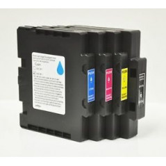 Tinteiro preto 40ML para Ricoh SG2100N 2110N 3110DNW 7100DN-405765 GC41Bk 