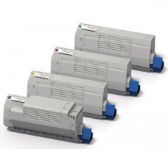 Toner Azul para OKI MC853dnct MC873dnct MC873dnv 45862839 