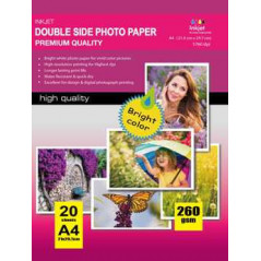 297 X 210MM A4 RC Glossy Inkjet Photo Paper 260g-20 Folhas 