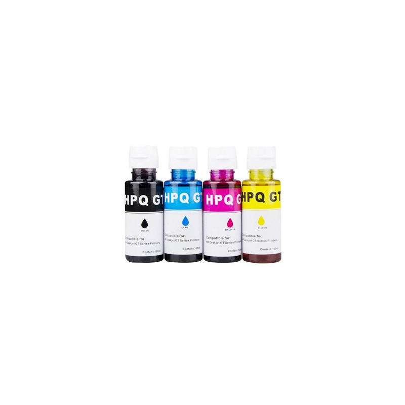 Garrafa de tinta AMARELO 90ML para HP 550 655 315 555 570 655 455 457 