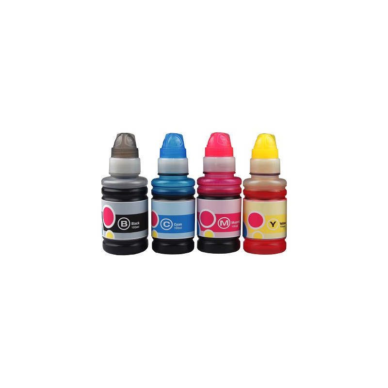 Garrafa de tinta Magenta 100Ml para ECOTANK L100 L110 L200 L210 L300.L355 L486 