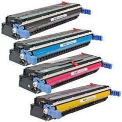 Toner Magenta para Canon LBP 2710 2810 Remanufaturado HP Cores 5500 5550-12 