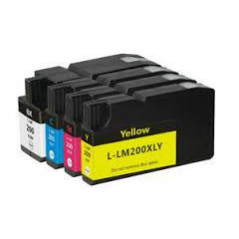 Tinteiro Amarelo para Lexmark Pro4000C Pro5000T 14L0200 