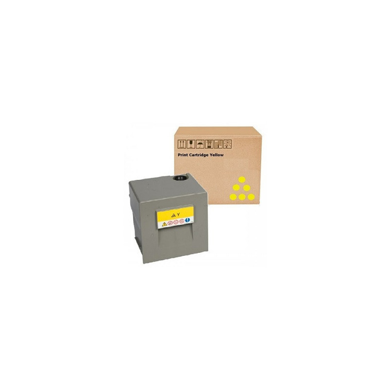 Toner Amarelo para Lanier Ricoh Nashuatec Mp C6502 C8002 841785 