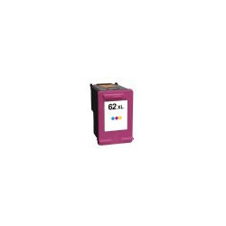 HP 62XL Cartouche d'encre Cyan Magenta Jaune Compatible 